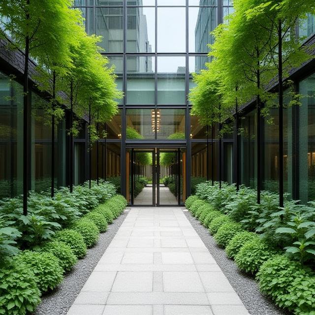 Commercial Entrance Garden Tokyo